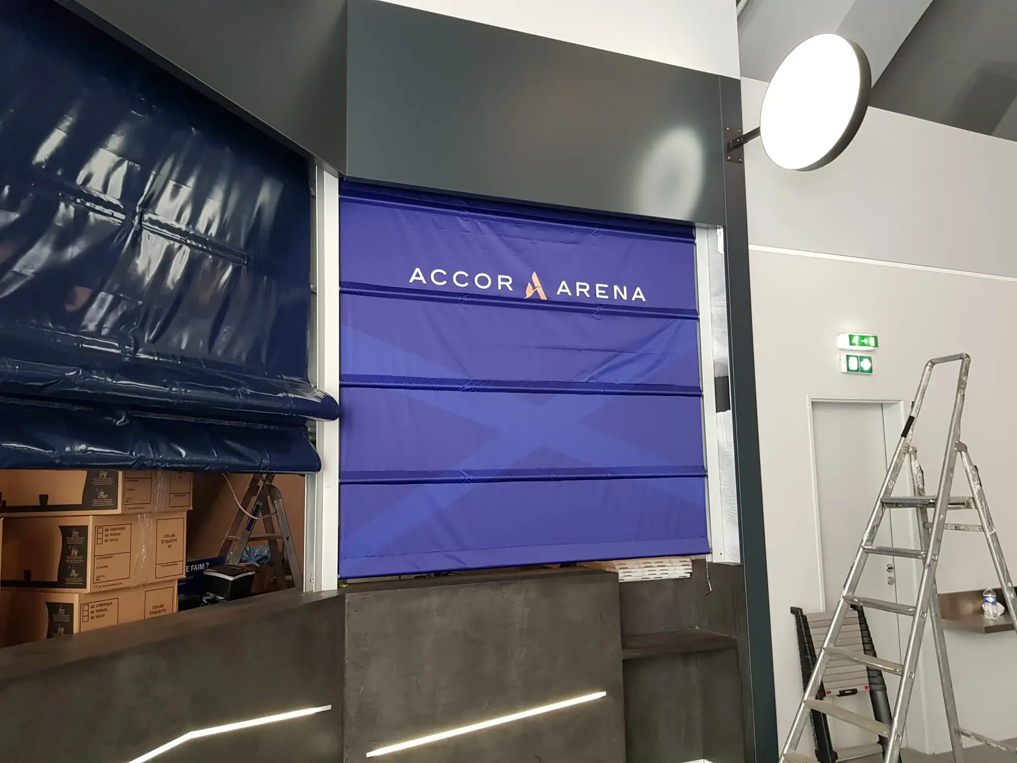 Protections d'espaces - Accor Arena - SLB Sellerie