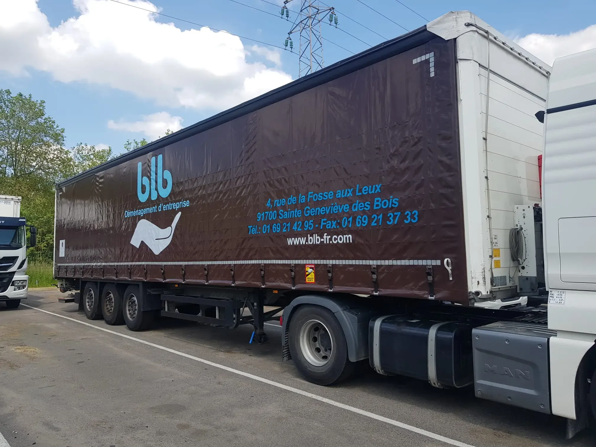 Bâche de semi-remorque - SLB Sellerie