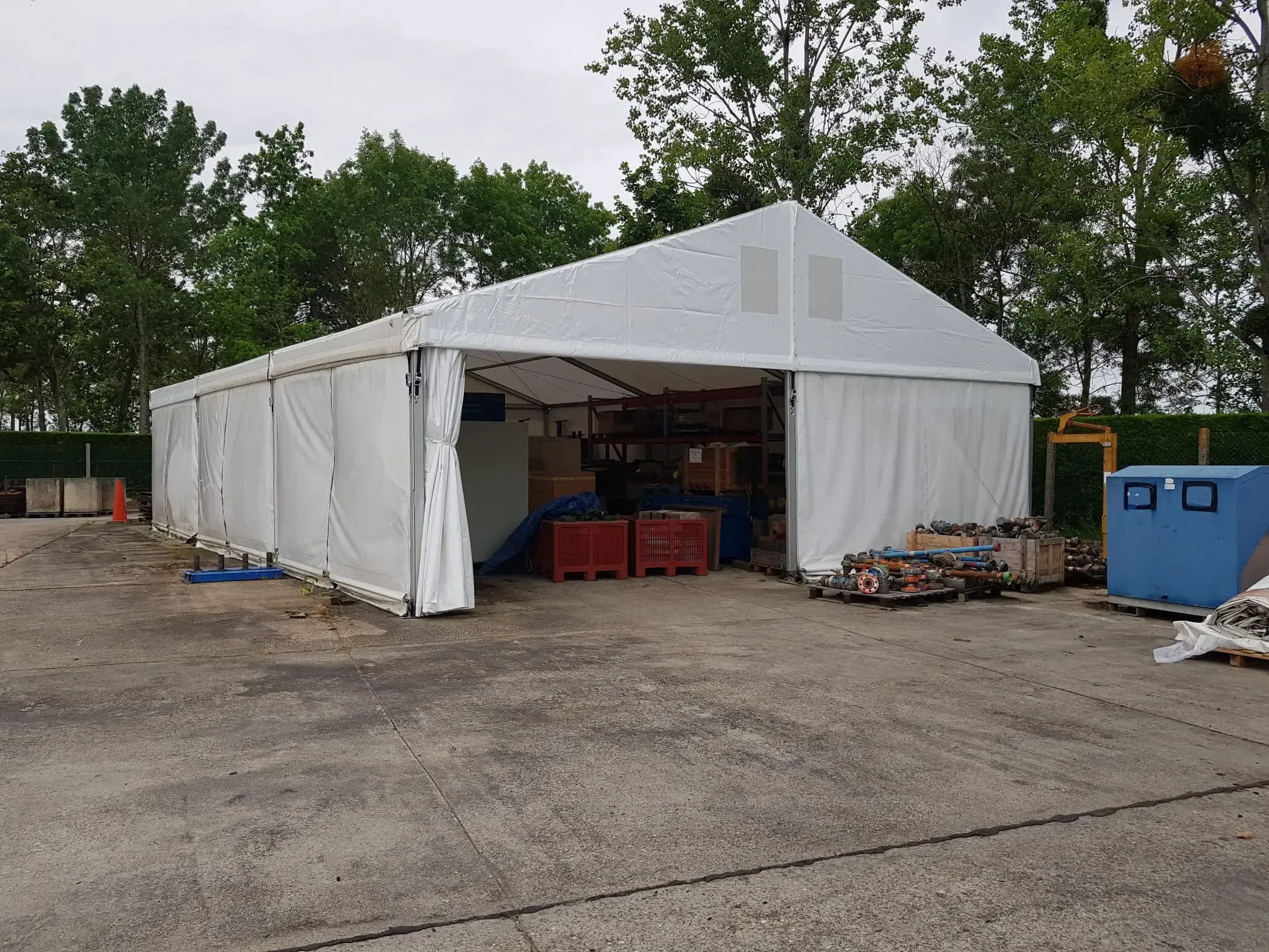 Structure et chapiteau - SLB Sellerie